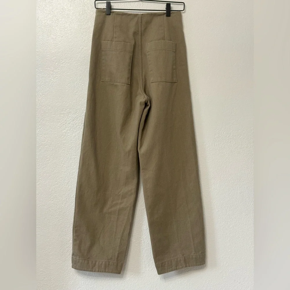 Beaton Linen Tab Pants Size 2 - Picture 4 of 11